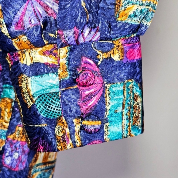 Vintage Petites by Willi Midi Dress Size 16P - Picture 9 of 11